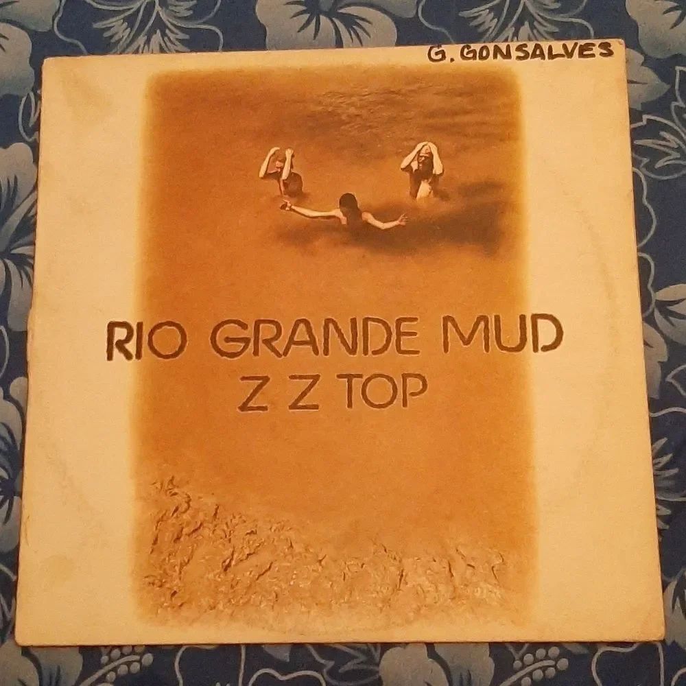 Vintage 1972 Z Z Top Rio Grand Mud album Beardless